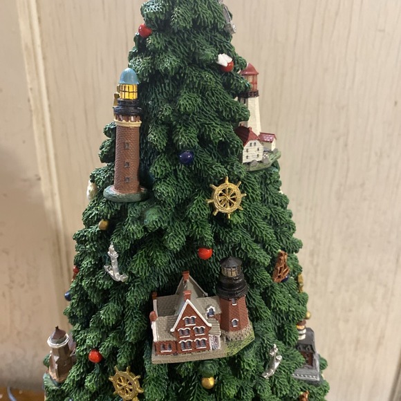 Danbury Mint Captain's Lighthouse Christmas Tree Complete w/ Accessories & Box - Picture 6 of 16